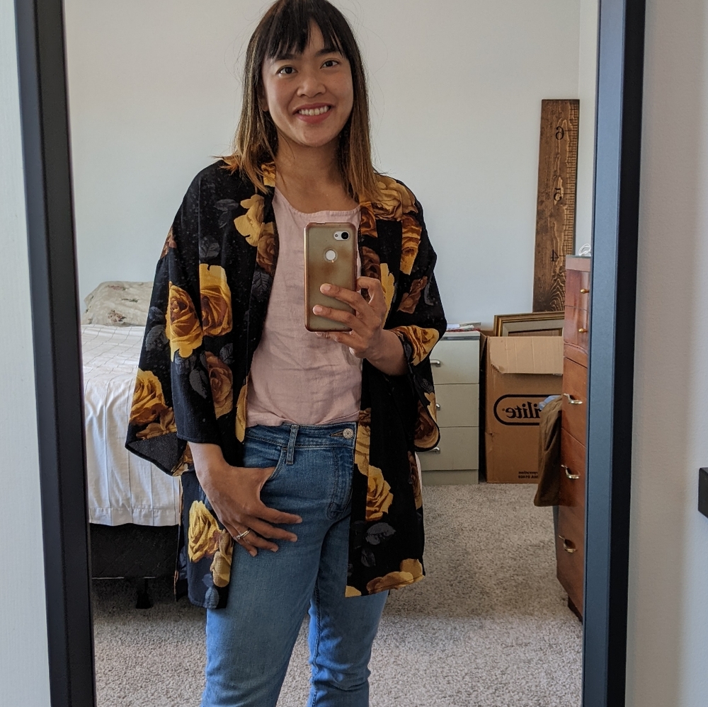 Love, Finn floral Kimono from PLENTY, size Medium